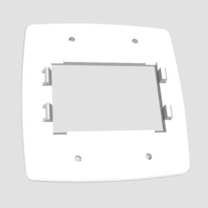 RC4 Double wide HORIZONTAL mount wall plate